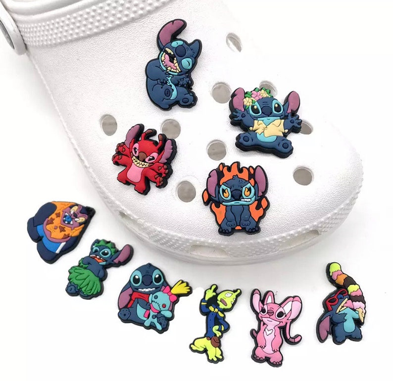 Croc Charms Stitch Croc Charms Lilo & Stitch Croc Charms Etsy