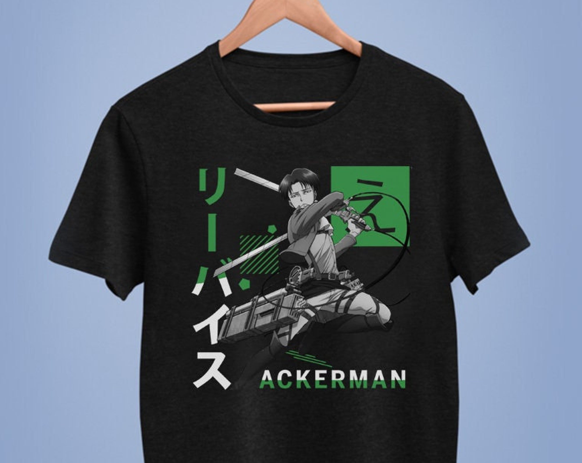 Discover Unisex Attack on Titan Shirt, Levi Shirt, Levi Ackerman shirt, anime shirt