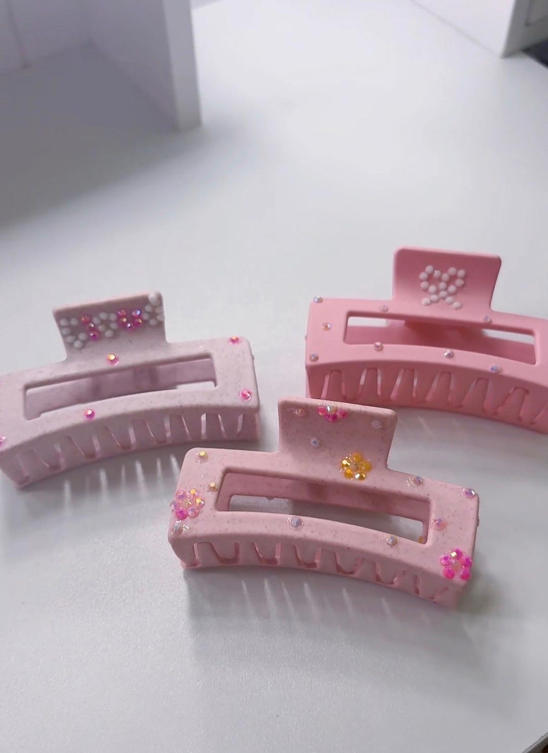 Sadow Clips Bedazzled Claw Clips - Etsy