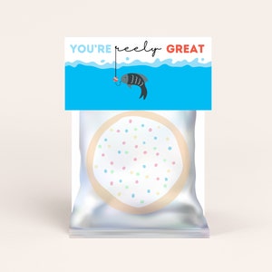 You're Reely Great Treat Topper – 7,5 cm & 18,5 cm | Druckbare Leckerli Topper | Cookie Topper | Vatertag
