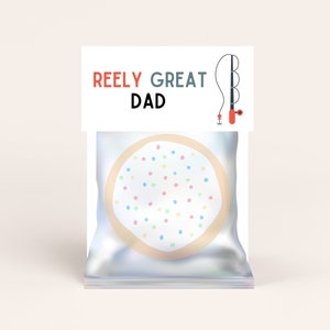 Reely Great Dad Treat Topper – 3”, 4”, & 5” | Printable Treat Topper | Cookie Topper | Father’s Day