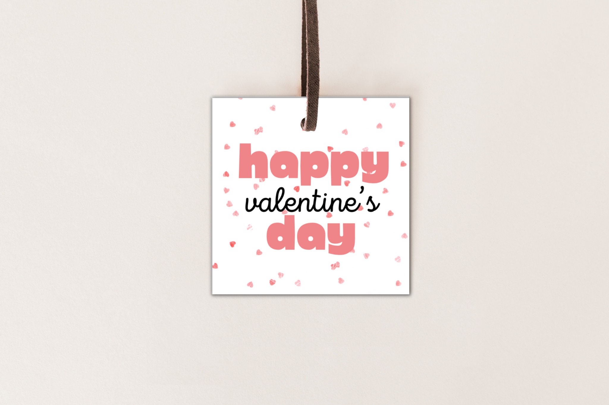 2 &amp; 2.5 Happy Valentines Day Tag Printable Gift Tag Cookie Tag ...