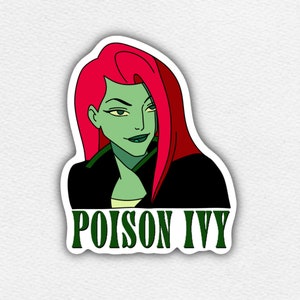 Sticker "Poison Ivy" | DC | Villain | Anti-Hero | Cute Sticker