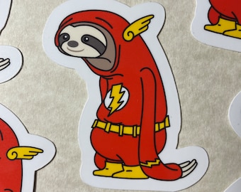 Speedy Sloth Vinyl Sticker