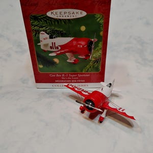 Hallmark Christmas Ornament Gee Bee R-1 Keepsake Series 2001