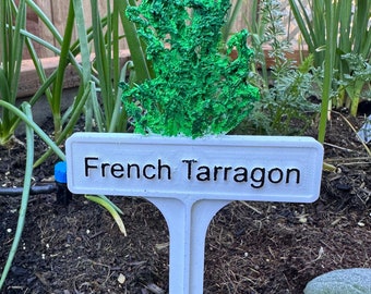 Hand Painted Plant Marker - French Tarragon