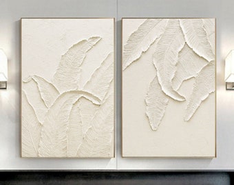 ART8YUQI Paintings - Texture Wall Art Abstract Picture Abstract Silver Leaves Modern Artwork Gary Wall Decoration Oil Painting On Canvas For 24x36 Inch