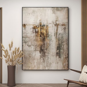 Large Original Beige brown Abstract Painting Contemporary Paintings Beige Grey Painting Beige Wall Art Brown Wall Decor Large Abstract Art