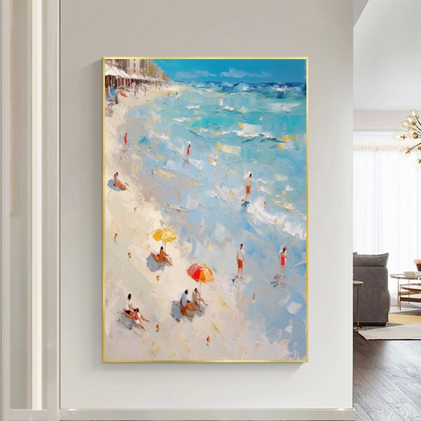 Beach Painting Etsy