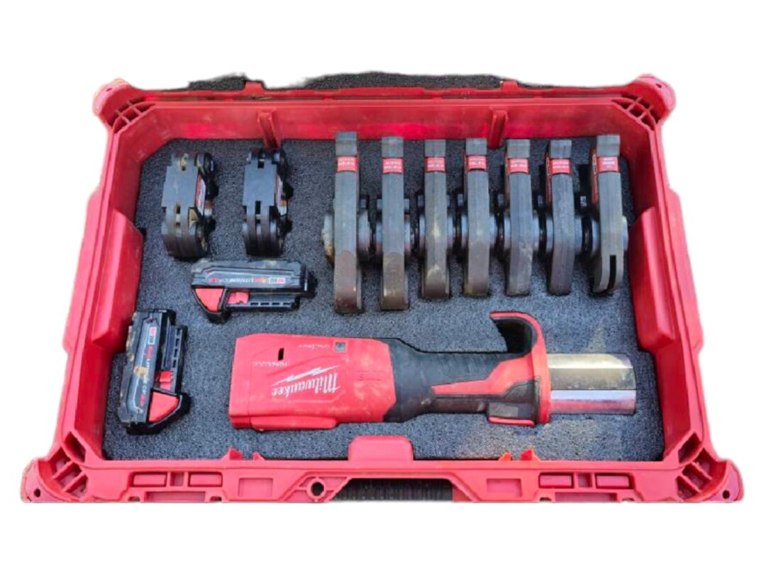 Milwaukee M18 Force Logic Propress With Streamline ACR Jaws Kaizen Foam ...
