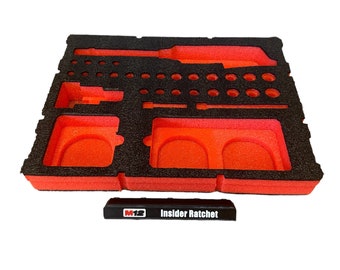 Inserto de espuma Kaizen para trinquete Milwaukee M12 Insider Packout