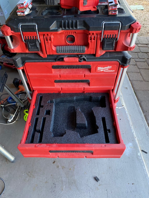 Milwaukee Packout Kaizen Foam Insert for 1/4 M12 Ratchet/socket-tools and  Packout Are Not Included 
