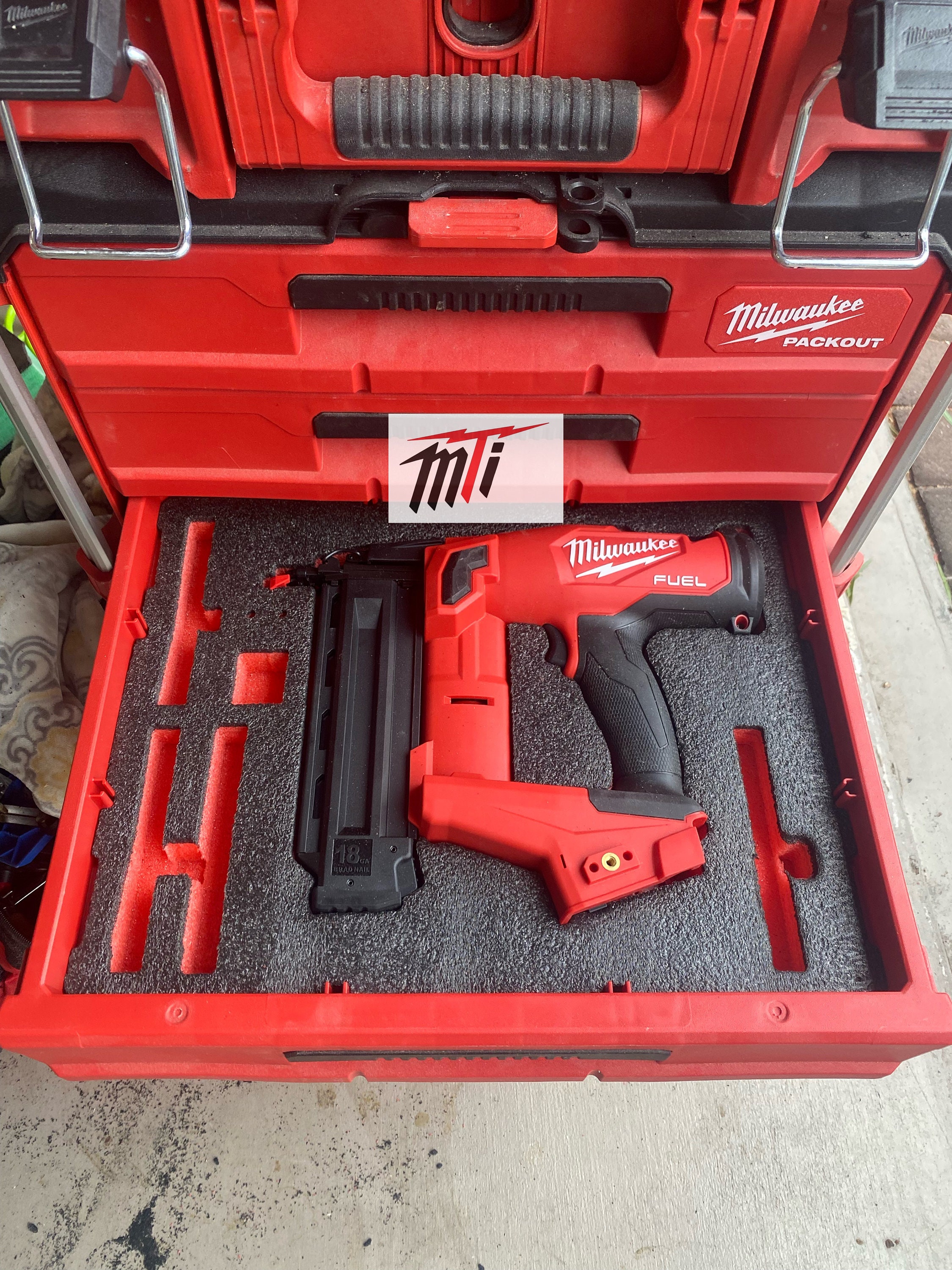 Milwaukee Packout Compact Insert For M12 Pin Nailer – Organizer Tray – Model 48-22-8436 – USA Made