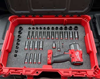 Milwaukee Packout 8424 Kaizen Foam Insert for M18 Impact & 3/8