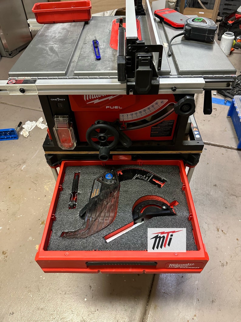 Milwaukee Packout M18 Table Saw Accessory Kaizen Foam Insertno Tools