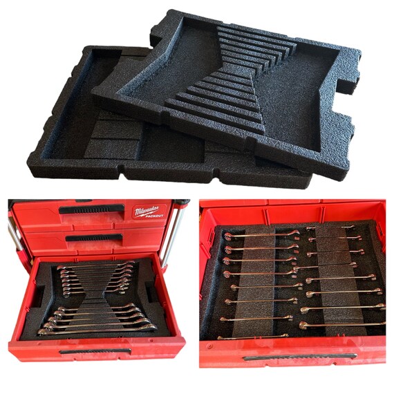 Milwaukee Packout Combination flexhead Ratchet Kaizen Foam Insert
