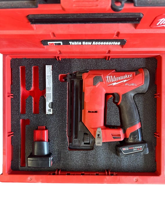 Milwaukee M12 Brad Nailer Kaizen Foam Insert for Packout