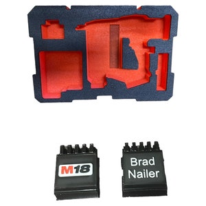 Milwaukee Packout Kaizen Foam Insert M18 Brad-Nailer and Crown Stapler Kaizen Foam Insert-No Tools or Packout Included