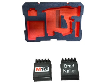 Milwaukee Packout Kaizen Foam Insert M18 Brad-Nailer and Crown Stapler Kaizen Foam Insert-No Tools or Packout Included