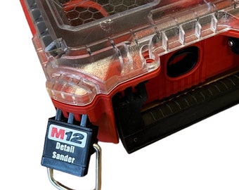 Milwaukee M12-detailschuurmachine 3D-geprinte Milwaukee vergrendelsluitingen