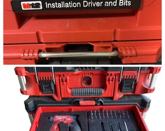 Milwaukee Packout Drawer Kaizen Drawer Insert for M12 Installer-No Tools or Packout Included