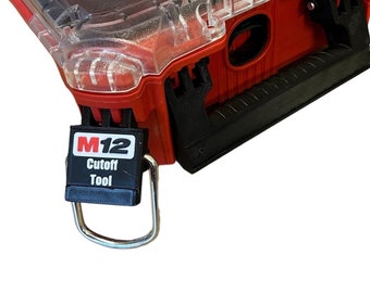Milwaukee M12 Cutoff Tool 3D-geprinte Milwaukee Packout-vergrendelingen