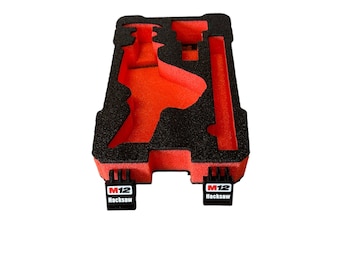 Milwaukee M12 Hacksaw Kaizen Schaumstoff Einsatz - keine Werkzeuge oder Packout enthalten
