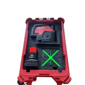 Milwaukee M12 2 Plane Laser Kaizen Foam Insert for Packout