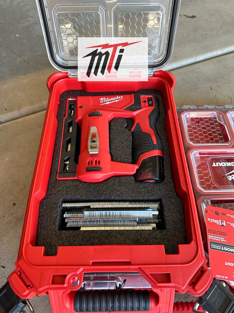 Milwaukee Packout M12 3/8 In. Crown Stapler Kaizen Foam Etsy