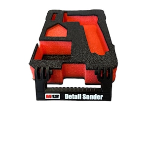 M12 Detail Sander Kaizen Foam Insert for Milwaukee Packout