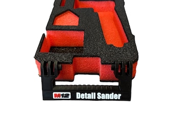 M12 Detail Sander Kaizen Foam Insert for Milwaukee Packout
