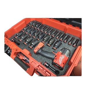 Milwaukee M18 Imapct 1/2 Socket Set Foam Insert for Packout