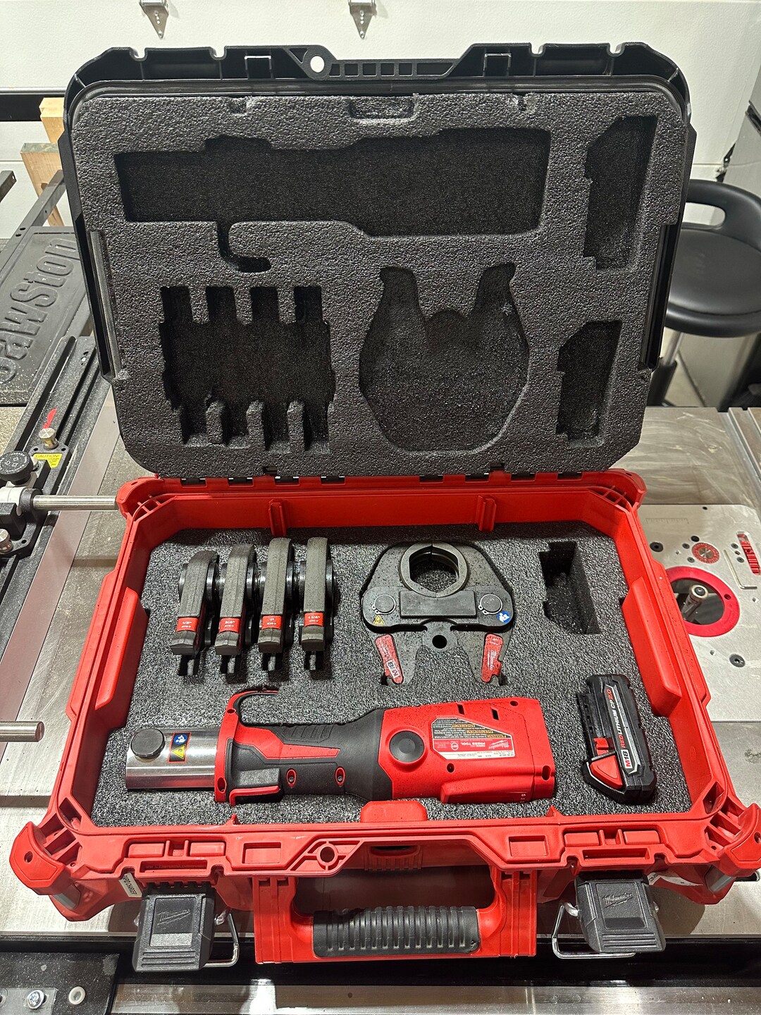 Milwaukee Packout 8424 M18 Propress Kaizen Foam Insertno Tools or