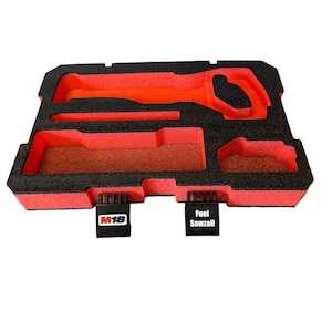 Milwaukee M18 Sawzall Reciprocating Saw Kaizen Foam Insert for Packout