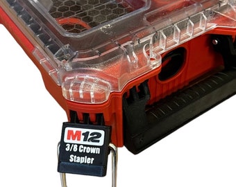 Milwaukee M12 3/8-kroonnietmachine 3D-geprinte Milwaukee-verpakkingsvergrendelingen