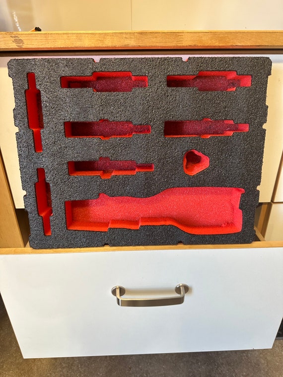 Milwaukee Packout Kaizen Foam Insert for M12 Pro-press and Mega Pro-press  Kaizen Foam Insert-no Tools or Packout Included 