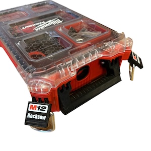 Milwaukee M12 Hacksaw 3D Printed Milwaukee Packout Latches