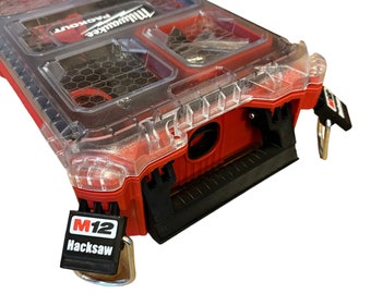Milwaukee M12 ijzerzaag 3D-geprinte Milwaukee-uitpaksluitingen