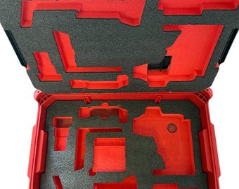 Milwaukee M12 Green 360 Laser 3-Plane z automatycznym wyrównywaniem i wkładką piankową do odbiornika do Packout