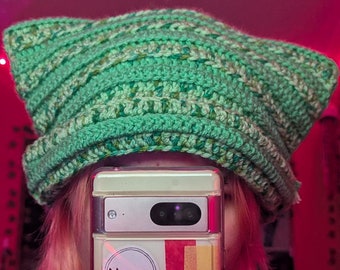 ¡¡¡Gorro con orejas de gato personalizado!!!