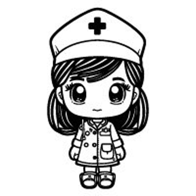 Cute Nurse Cartoon Black And White Svg Ai Eps Illustrations Vectors cute-nurse-cartoon-black-and-white-svg-ai-eps-illustrations-vectors