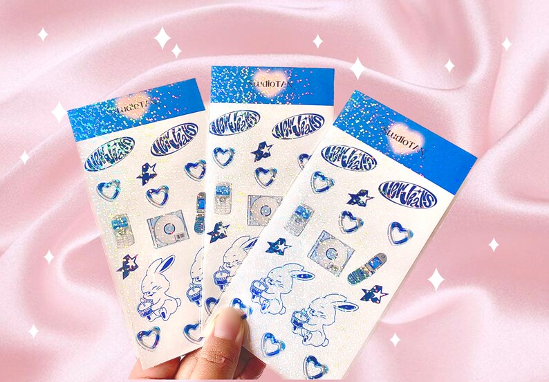 NEWJEANS STICKER Sheet / New Jeans Stickers / Kpop Photo Card Etsy