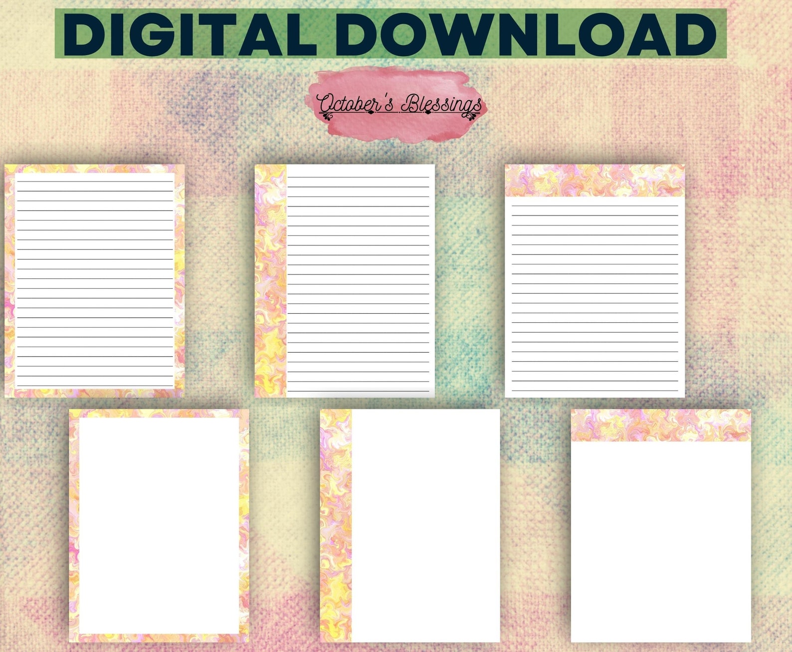 papeler-a-imprimible-set-us-letter-size-descarga-instant-nea-etsy-espa-a