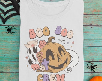 Boo Boo Crew Tshirt | Nurse Tshirt | Funny Nurse Gift | Womens Tshirt | Funny Nurse Tshirt | Funny Halloween Tshirt | Nurse Birthday Gift