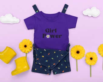 Girl Power / Fiore / Maglietta / Maglietta / Maglietta per bambini