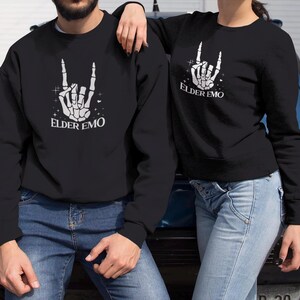 Elder Emo Sweatshirt | Emo Sweatshirt | Elder Emo Sweatshirt | Not a Phase Sweatshirt | Birthday Gift | Christmas Gift | Millennial Sweater