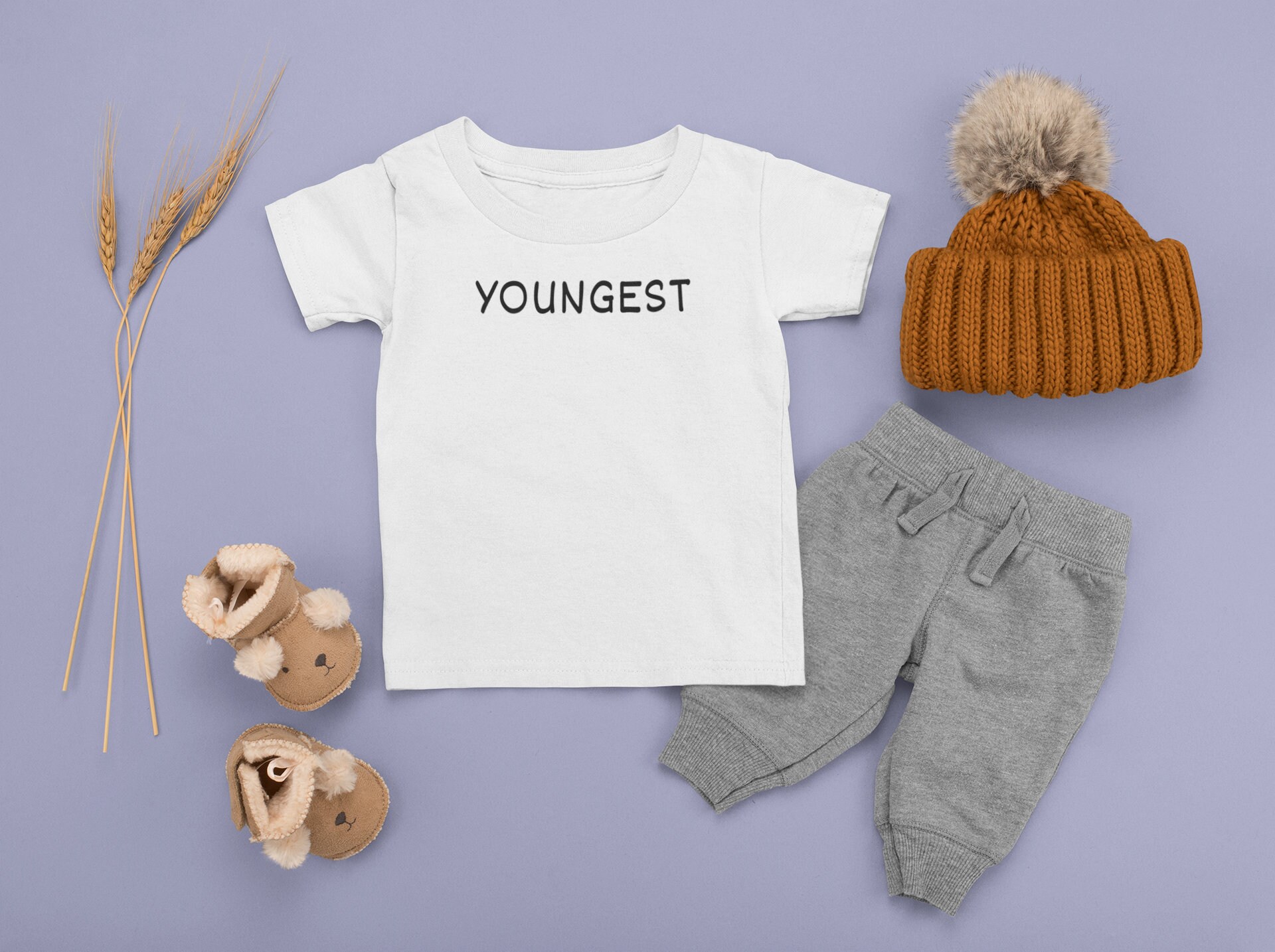 Youngest | Baby | Toddler | Little Sister | Little Brother | Toddler Tshirt | Siblings | Family | Tee | Unisex Tshirt