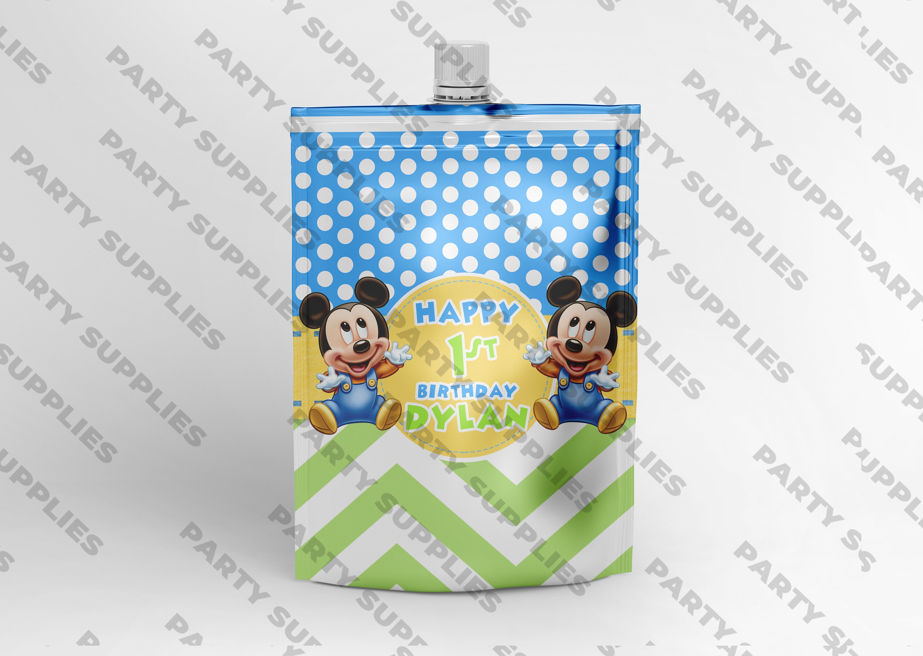 BABY MICKEY MOUSE Printable Party Kit. Custom Decoration 1st - Etsy