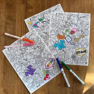 PRINTABLES--Lab Week 2026 Printable Coloring Page Digital Download Laboratory coloring page Lab Story Celebrate Lab Week Activities Science