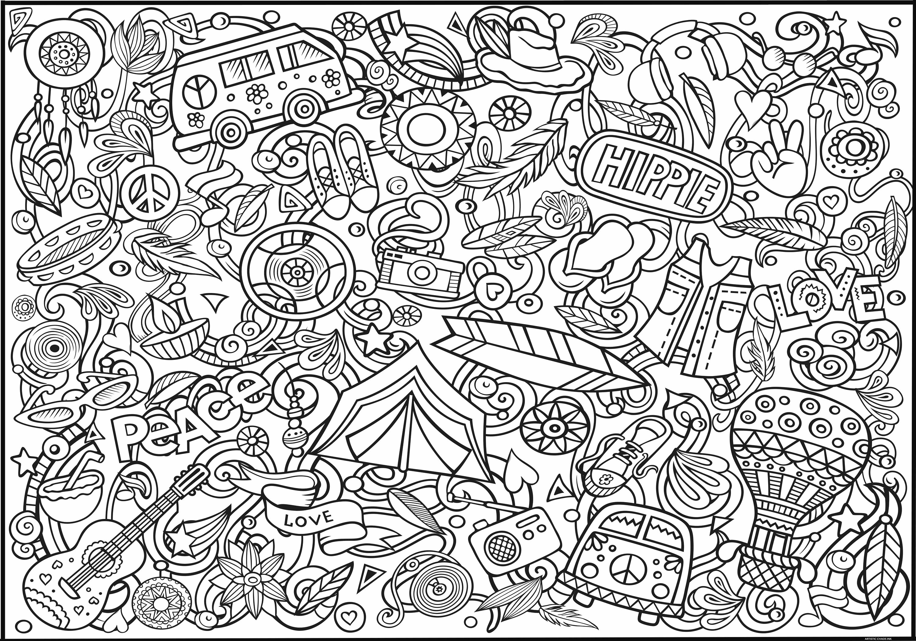 Custom Mural Coloring 8 Feet For Party Etsy